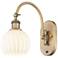 Ballston 11.5"H Brushed Brass Horizontal Swivel Sconce w/ Venetian Sha