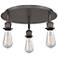 Ballston 11.75" Wide 3 Light Oil Rubbed Bronze Flush Mount
