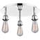 Ballston 11.75" Wide 3 Light Polished Chrome Flush Mount