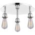 Ballston 11.75" Wide 3 Light Polished Chrome Flush Mount