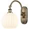 Ballston 13.5"H Antique Brass Horizontal Swivel Sconce w/ Venetian Sha