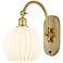 Ballston 13.5"H Gold Horizontally Adjustable Sconce w/ White Venetian