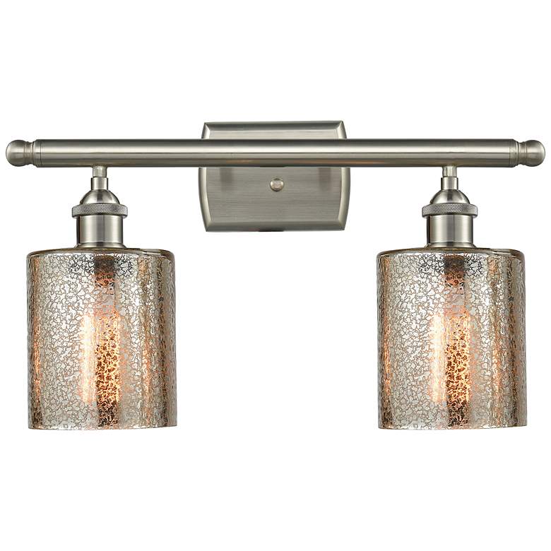 Image 1 Ballston 15"W Brushed Satin Nickel 2-Light LED Bath Light