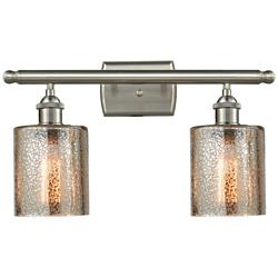Ballston 15"W Brushed Satin Nickel 2-Light LED Bath Light