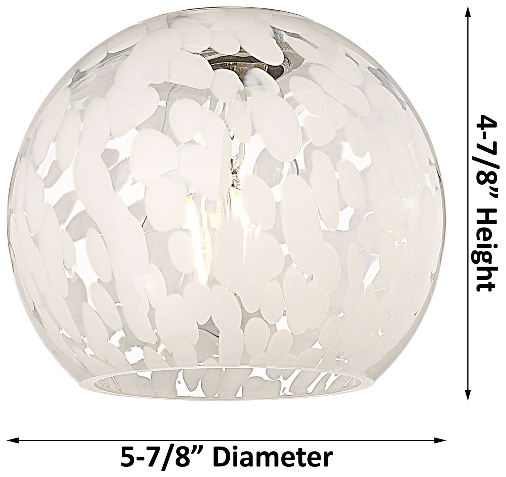 Image 4 Ballston 17.75"W 3 Light Brushed Brass Flush Mount w/ White Mouchette  more views