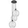 Ballston 18 1/2" Wide Matte Black Multi-Light Pendant