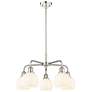 Ballston 24"W 5 Light Polished Nickel Stemmed Chandelier w/ Venetian S