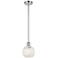 Ballston 6"W Polished Chrome Stemmed Mini Pendant w/ White Mouchette S