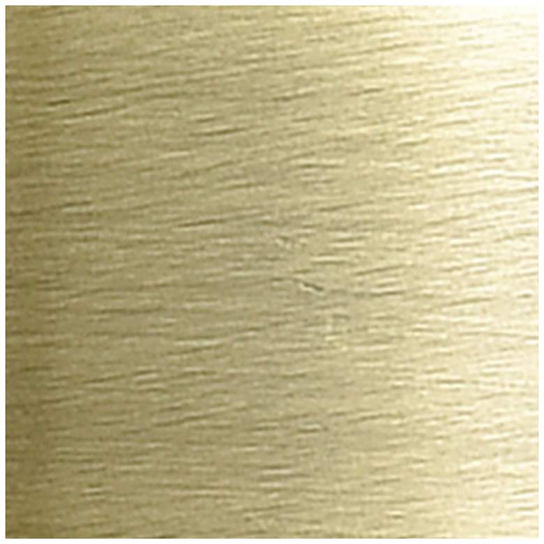 Image 2 Ballston Adirondack 12.25" Brass LED Sconce w/ Glossy White Shade more views