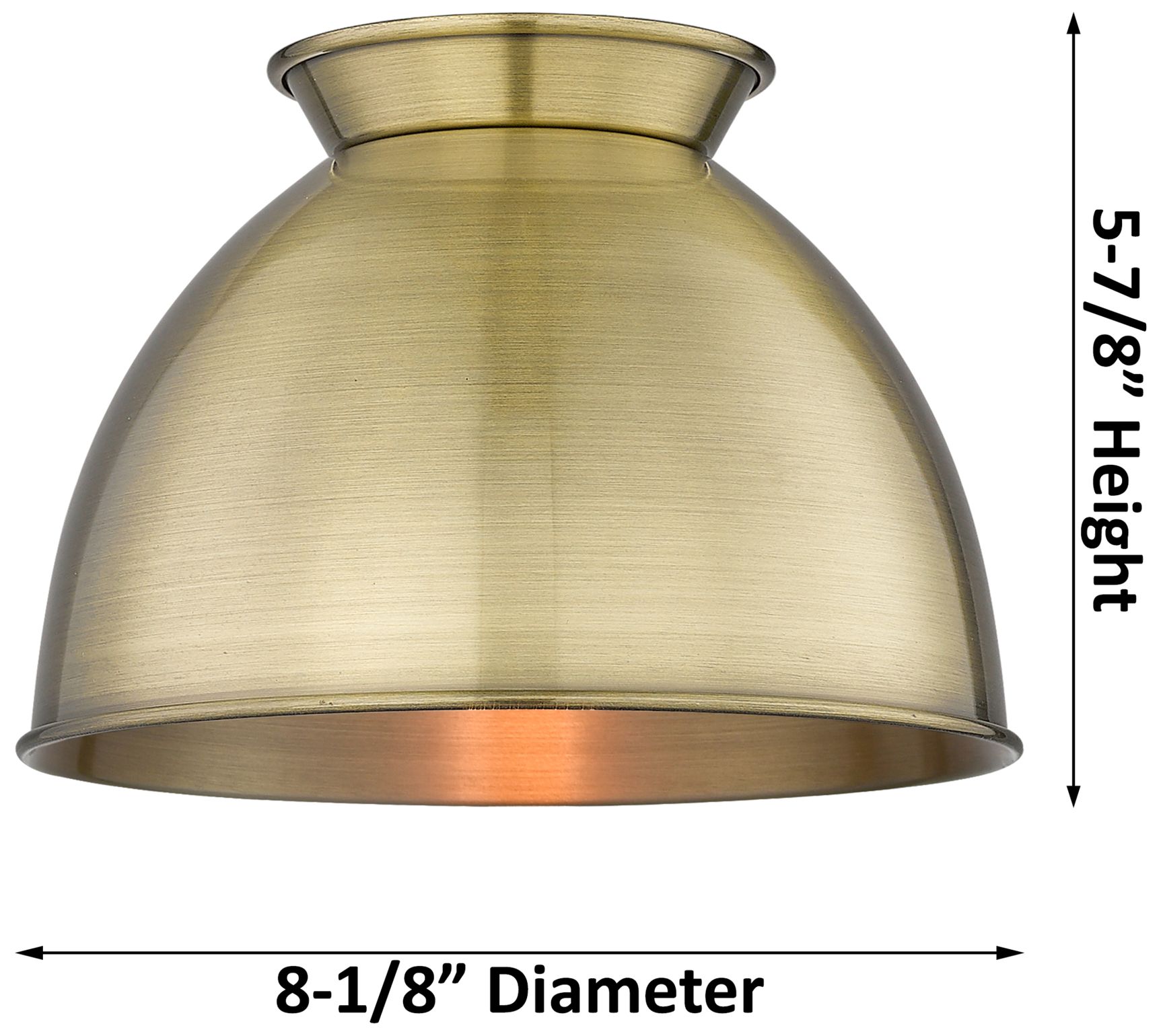 Image 2 Ballston Adirondack 12.25"H Antique Brass Arm Adjusts up and Down Scon more views