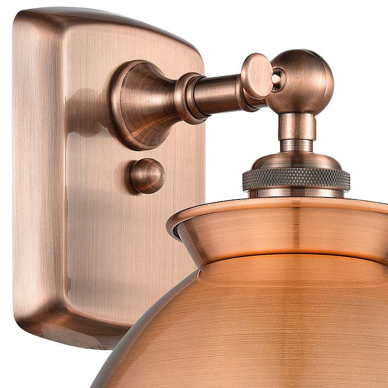 Image 2 Ballston Adirondack 12" High Antique Copper Wall Sconce more views