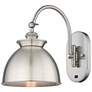 Ballston Adirondack 12"H Brushed Satin Nickel Wall Sconce