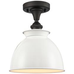 Ballston Adirondack 8 1/4"W Oil-Rubbed Bronze Ceiling Light