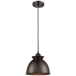 Ballston Adirondack 8 1/4"W Oil-Rubbed Bronze Mini Pendant