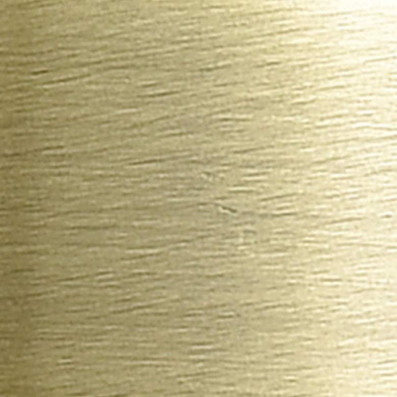 Image 2 Ballston Adirondack 8" LED Sconce - Brass Finish - Matte Black Shade more views