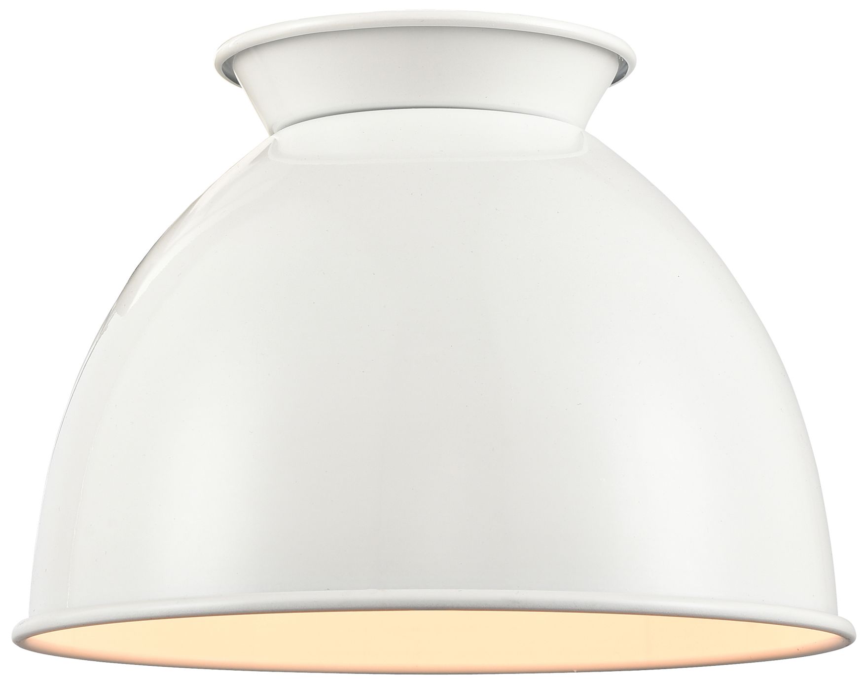 Image 3 Ballston Adirondack 8" LED Sconce - Chrome Finish - Glossy White Shade more views
