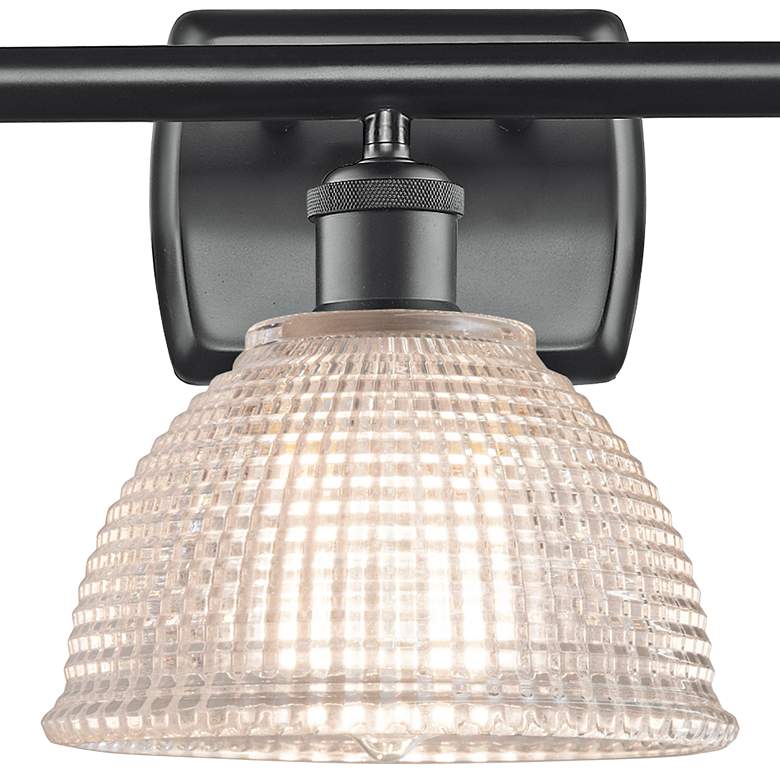 Image 2 Ballston Arietta 28" Wide Matte Black 3-Light Bath Light more views