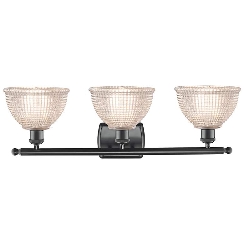 Image 3 Ballston Arietta 28" Wide Matte Black 3-Light Bath Light more views