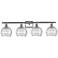 Ballston Athens 36" 4-Light Brushed Satin Nickel Bath Light w/ Deco Sh