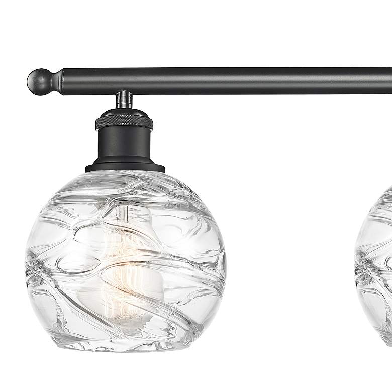 Image 2 Ballston Athens 36" Wide Matte Black 4-Light Bath Light more views