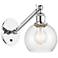 Ballston Athens 6" Incandescent Sconce - Chrome Finish - Seedy Shade