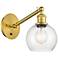 Ballston Athens 6" Incandescent Sconce - Gold Finish - Seedy Shade