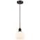 Ballston Athens 6" LED Mini Pendant - Oil Rubbed Bronze - Matte White