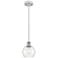 Ballston Athens 6" LED Mini Pendant - White and Polished Chrome - Clea