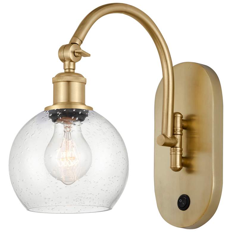 Image 1 Ballston Athens 6" LED Sconce- Gold Finish - Seedy Shade