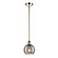 Ballston Athens 6"W Polished Nickel Stem Mini Pendant w/ Smoke Swirl S