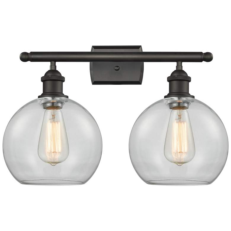 Image 1 Ballston Athens 8" 2 Light 18" Bath Light - Oil Rubbed Bronze - C