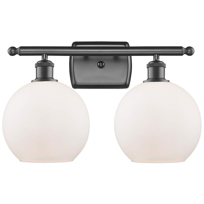 Image 1 Ballston Athens 8" 2 Light 18" Bath Light - Oil Rubbed Bronze - W