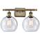 Ballston Athens 8" 2 Light 18" LED Bath Light - Antique Brass - S