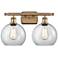 Ballston Athens 8" 2 Light 18" LED Bath Light - Brushed Brass - C