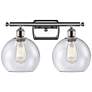 Ballston Athens 8" 2 Light 18" LED Bath Light - Polished Chrome -