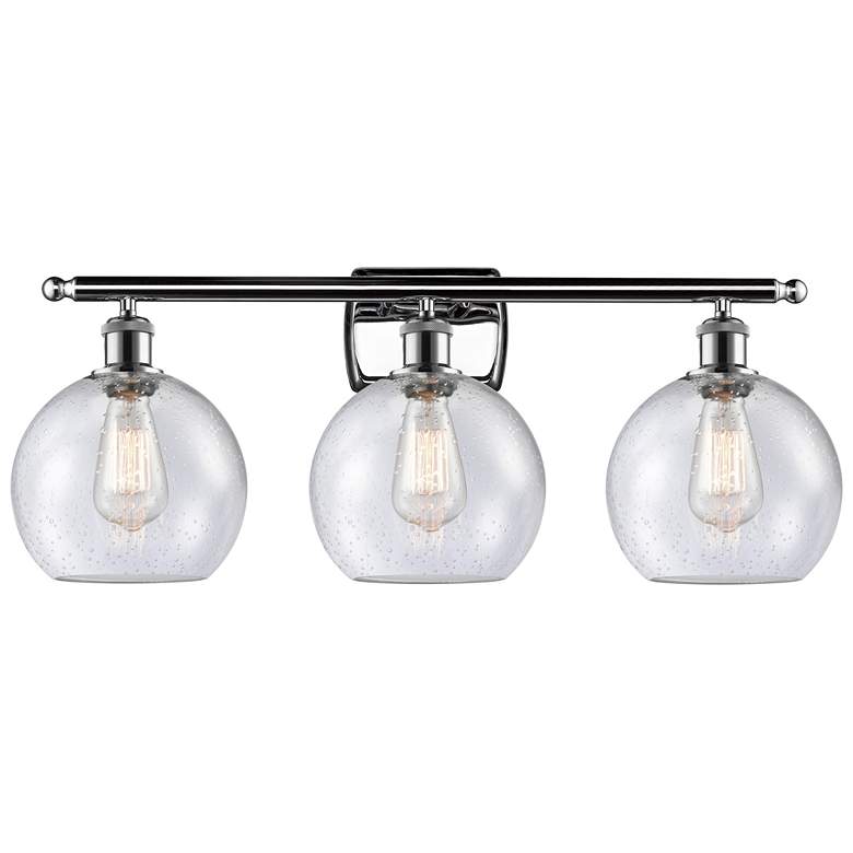 Image 1 Ballston Athens 8" 3 Light 26" Bath Light - Polished Chrome - See