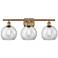 Ballston Athens 8" 3 Light 26" LED Bath Light - Brushed Brass - C
