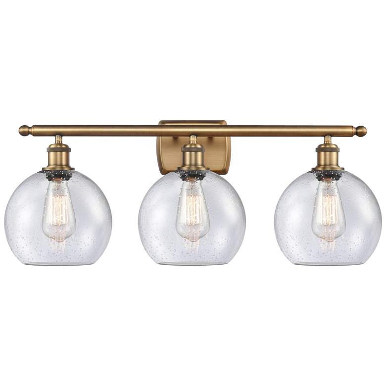 Image 1 Ballston Athens 8" 3 Light 26" LED Bath Light - Brushed Brass - S