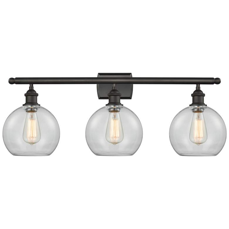 Image 1 Ballston Athens 8" 3 Light 26" LED Bath Light - Oil Rubbed Bronze