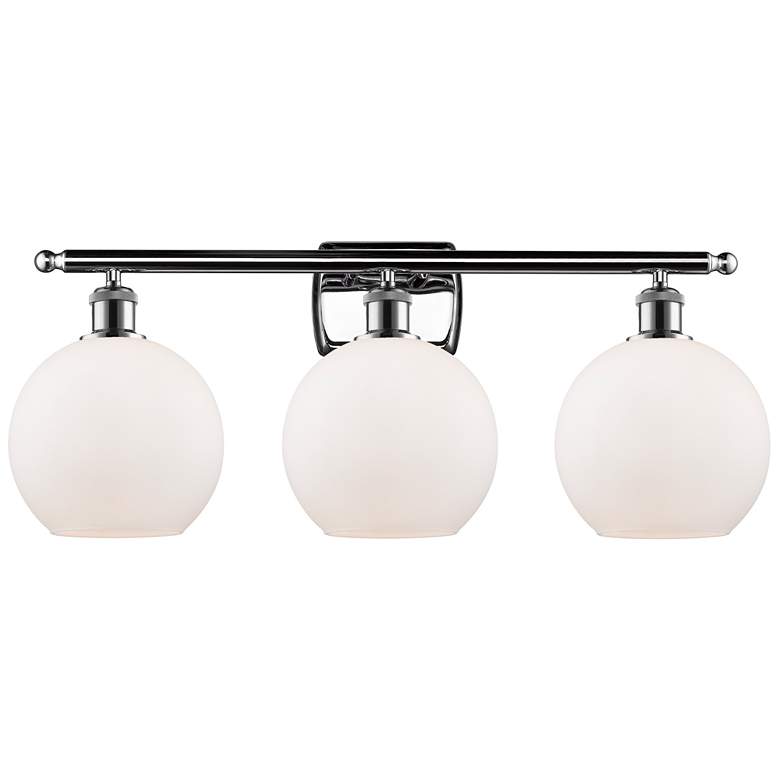 Image 1 Ballston Athens 8" 3 Light 26" LED Bath Light - Polished Chrome -