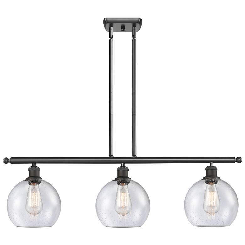 Image 1 Ballston Athens 8" 3 Light 36" Island Light - Oil Rubbed Bronze