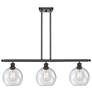 Ballston Athens 8" 3 Light 36" Island Light - Oil Rubbed Bronze