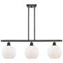 Ballston Athens 8" 3 Light 36" Island Light - Oil Rubbed Bronze
