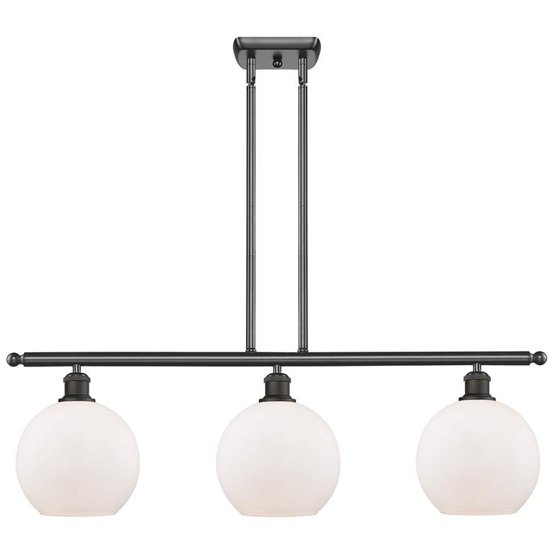 Image 1 Ballston Athens 8" 3 Light 36" LED Island Light - Oil Rubbed Bron