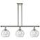 Ballston Athens 8" 3 Light 36" LED Island Light - Polished Nickel