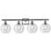 Ballston Athens 8" 4 Light 36" Bath Light - Brushed Satin Nickel
