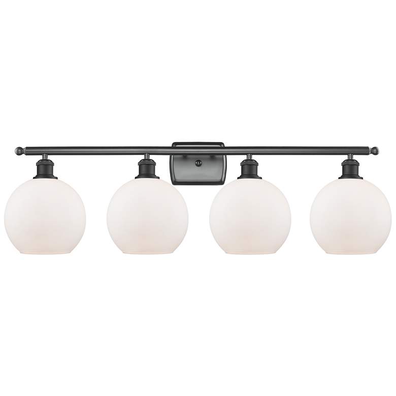 Image 1 Ballston Athens 8" 4 Light 36" Bath Light - Matte Black - Matte W