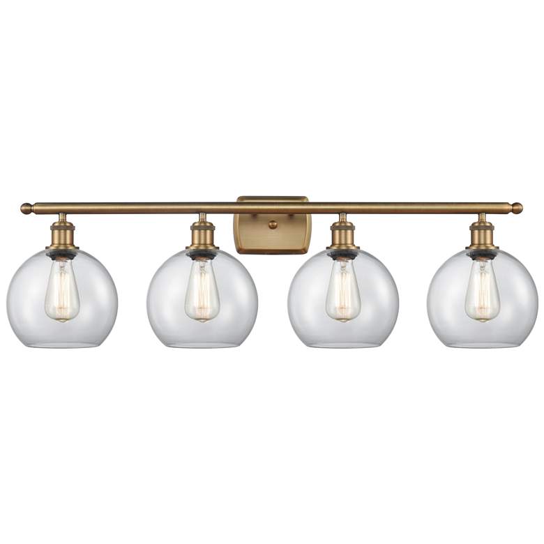 Image 1 Ballston Athens 8" 4 Light 36" LED Bath Light - Brushed Brass - C