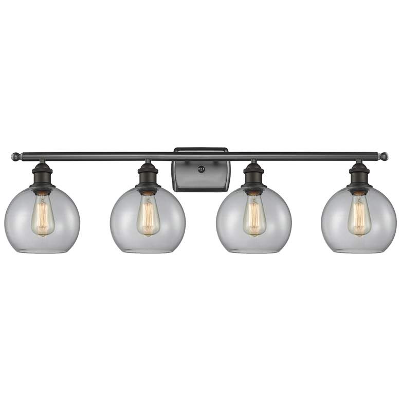 Image 1 Ballston Athens 8" 4 Light 36" LED Bath Light - Oil Rubbed Bronze