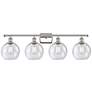 Ballston Athens 8" 4 Light 36" LED Bath Light - Polished Nickel -